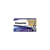 Panasonic EVOLTA 8 stuks AAA Micro LR03 alkalinebatterijen zonder kunststof, 100% recyclebaar, 1,5 V, hoogwaardige batterij voor speelgoed, robot en zaklamp