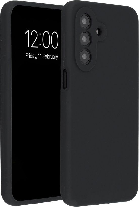 Accezz Liquid Silicone Backcover voor de Samsung Galaxy A27 (5G) - Zwart