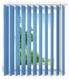 time4blinds - Verticale lamellen - Lamellen voor kantoorwerkplekken en voor thuis - Slaapkamer Jaloezieën - Keuken Jaloezieën - 120x150 cm - Lichtblauw