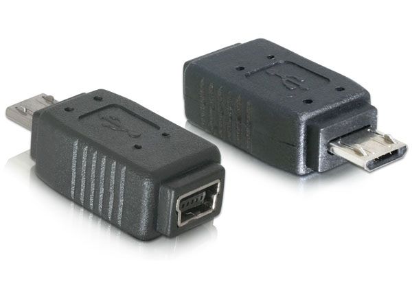 DeLOCK Adapter USB micro-B male to mini USB 5-pin