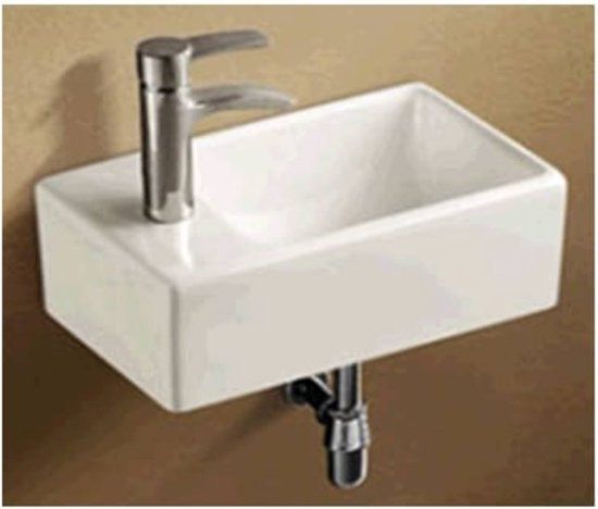 Royal Plaza Capella fontein - 30,5x19x11 cm - 1 kraangat links - Wit