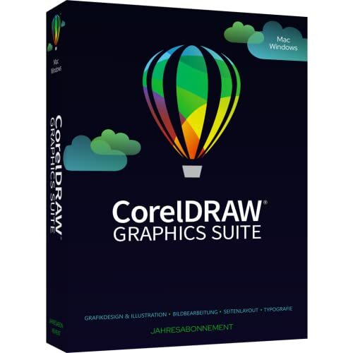 COREL MASTER COREL CorelDRAW Graphics Suite 365 (altijd de nieuwste versie) voor Windows / Mac * 1 jaar * DUITSE / BOX