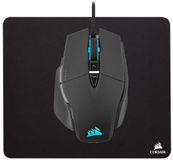 Corsair M65 RGB ULTRA Gaming muis set met MM100 muismat - Zwart
