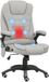 Vinsetto Massage Bureaustoel Lichtgrijs