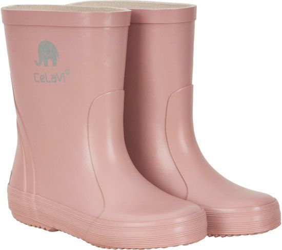 CELAVI - Regenlaarzen kind - Zacht roze
