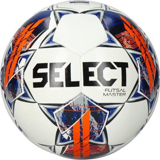 Select Futsal Master Grain V22 Futsal Voetbal - Wit - Maat 1