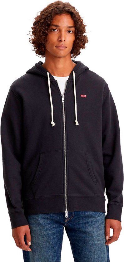 Levi's New Original Zip Up Hoodie - Zwart - Heren - Maat S