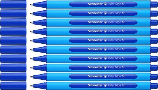 Schneider Slider Edge M balpen - blauw - 10 stuks