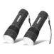 Energizer Eveready LED Taschenlampe, Schwarz, Super Hell Flashlight, Wasserfest, Camping Outdoor 2er-Pack, 3x AAA-Batterien (nicht enthalten), Verstellbarer Strahl Robust