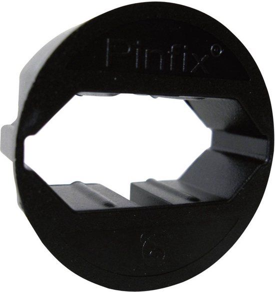 interBär Pinfix 8821-004.01 Stekkeradapter Zwart