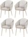 4 Seasons Outdoor Eva dining tuinstoel latte rope Taste set van 4