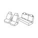 Set Superior Set stoelhoezen - zwart/rood - compatibel met Toyota C-HR (12/16>)