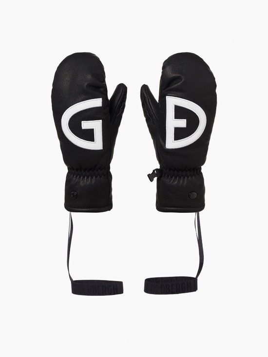 GOLDBERGH Bello Mittens Ski wanten dames Zwart Leer Unisex Volwassenen Logo