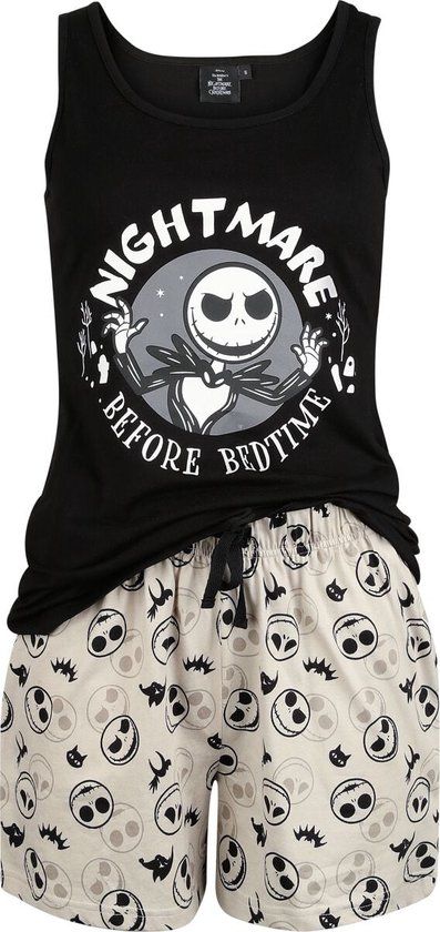 The Nightmare Before Christmas Pyjama meerkleurig Katoen