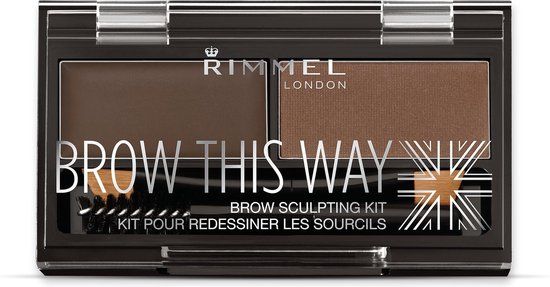 Rimmel London Brow This Way Kit Wenkbrauwpoeder - 003 Dark Brown