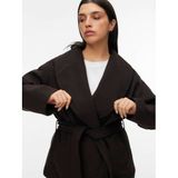VERO MODA CURVE outdoorjas Plus Size - donkerbruin