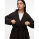 VERO MODA CURVE outdoorjas Plus Size - donkerbruin