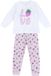 Chicco Lange Pyjama Gebloemd Wit Katoen Meisje Maat 104