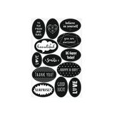 herlitz 50040308 zelfklevende decoratieve sticker Just Black, FSC, 10 x 3 vellen