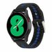 Samsung Galaxy Dot Pattern bandje - Zwart met blauw - 40mm & 44mm