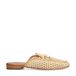Sacha Raffia Slippers Beige