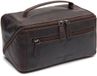 The Chesterfield Brand Chesterfield Elmia Waxed Pull Up Toilettas - Bruin