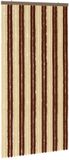 vidaXL Rideau anti-insectes chenille marron et beige 100 x 200 cm