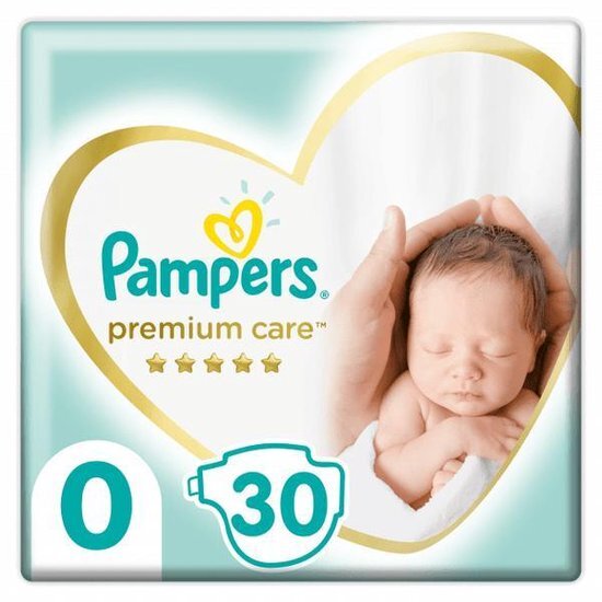 Pampers Premium Care Luiers Maat 0 - 30 Luiers