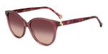 GAFAS Carolina Herrera HER 0237/S Burgundy Red Havana Cat Eye Zonnebril Vrouwen 56mm