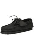 CLARKS Godney Boat Herenschoenen Zwart Leer Maat 40