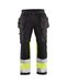 BLÅKLÄDER Blaklader High Vis werkbroek met stretch 1558-1811 - Zwart/High Vis Geel - D120