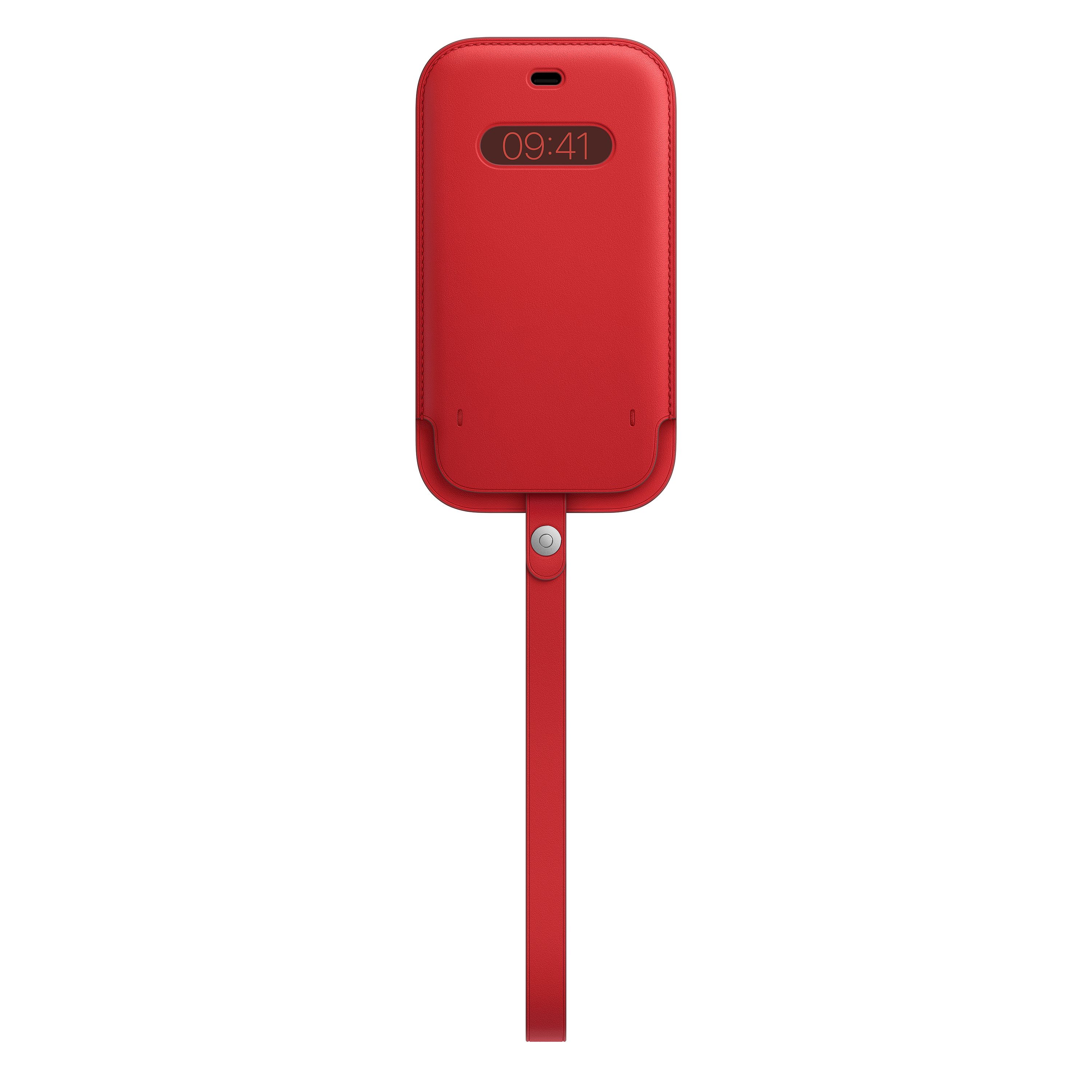 Apple iPhone 12 / 12 Pro - Leather Case - (PRODUCT)RED - MHYE3ZM/A