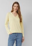 s.Oliver Pull en maille Jaune Taille 44