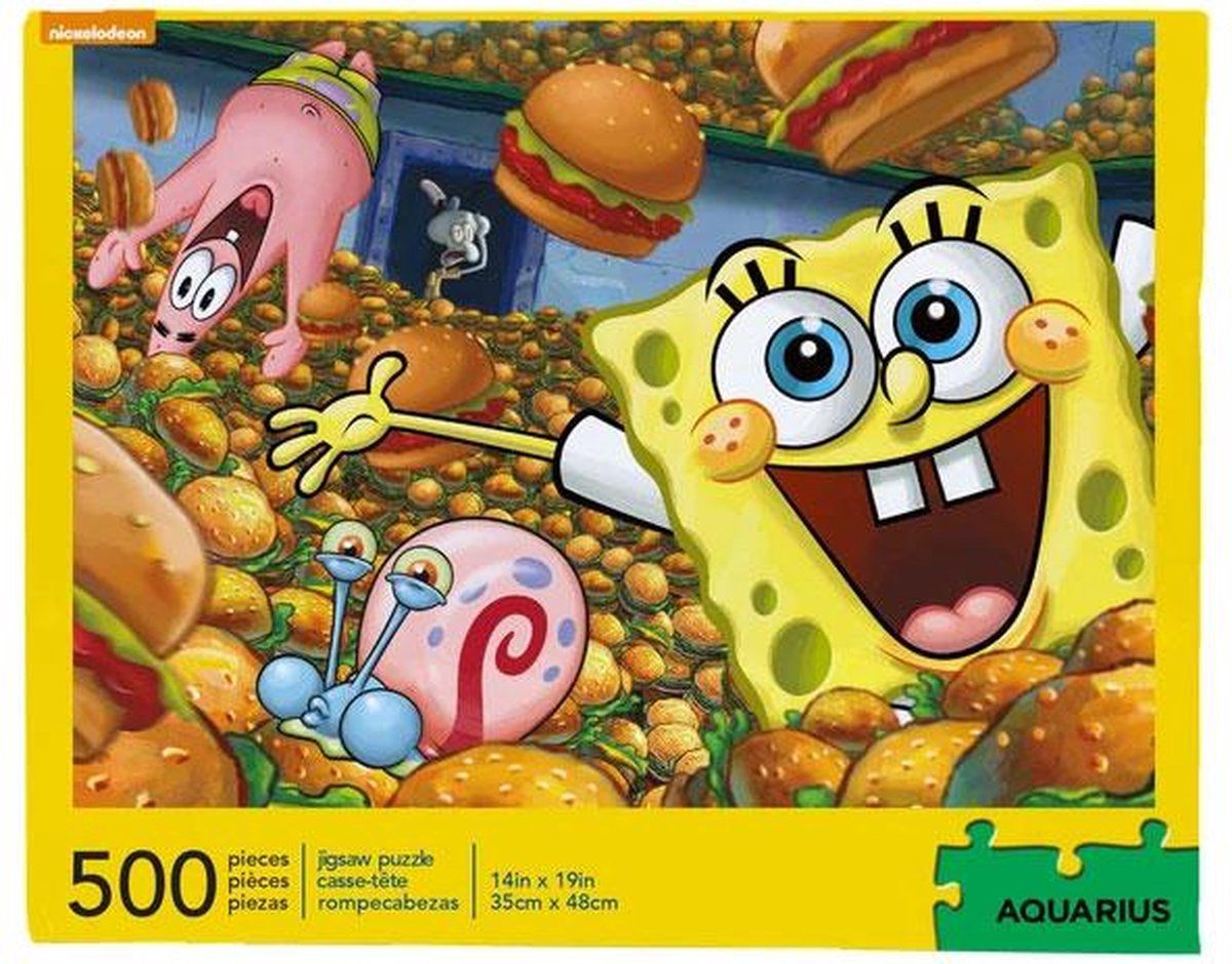 NMR DISTRIBUTION SpongeBob SquarePants 500 Piece Jigsaw Puzzle - 0840391120464
