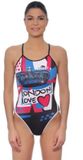 Turbo London Love Maillot de bain Multicolore XL Femme