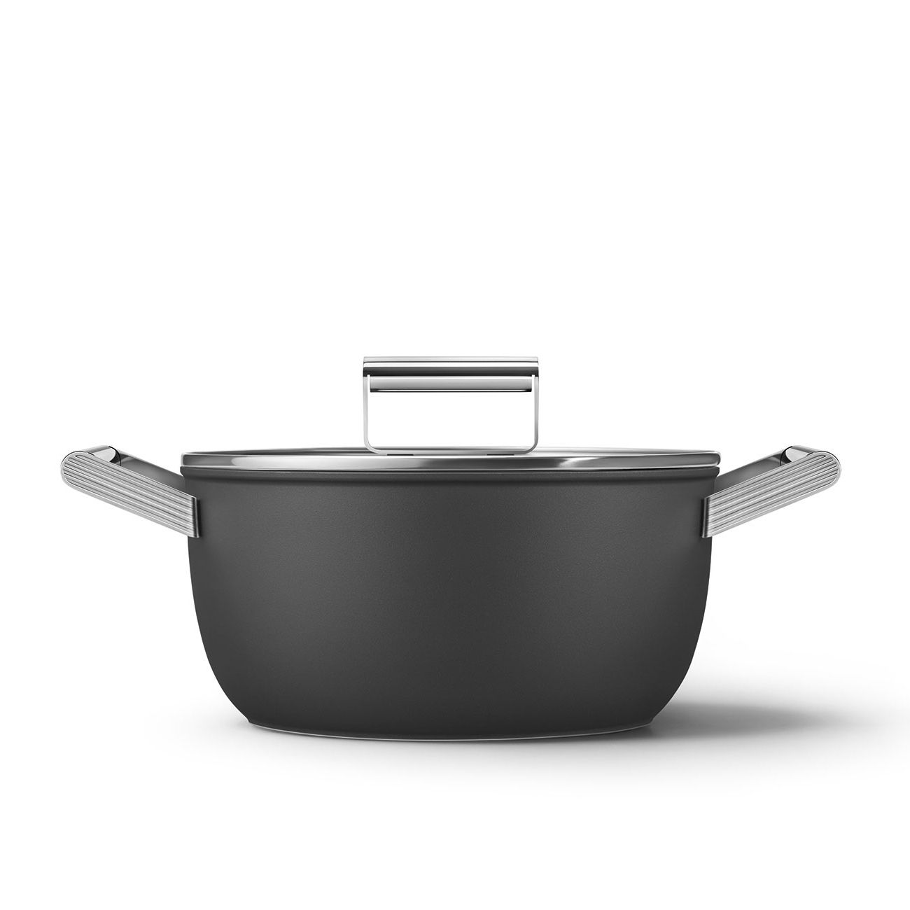 Smeg CSF2412BLM Braadpan - 5.4L - 24cm - Zwart