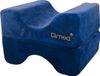 Qmed Coussin de genou orthopédique - Memory Foam - Bleu - Coton