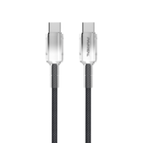 PAVAREAL Q51CTC 100 W Câble de données noir à charge ultra-rapide prend en charge la charge rapide pour iPhone, Samsung, iPad 1 mètre