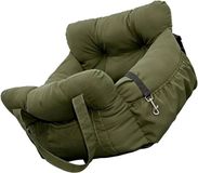 Merkloos / Sans marque Wan GmbH Honden Autostoel - Reisbedje Auto - Veilig Reizen - Met Opbergruimte - 50 x 50 x 30cm - OD Groen