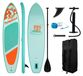 Planche de SUP gonflable - SUPFW28C - Planche de paddle - 350 x 87 x 15 cm - Charge maximale : 190 kg - Convient aux débutants - Adultes