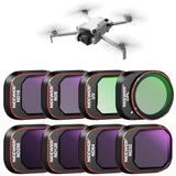 Neewer ND & CPL-filterset compatibel met DJI Mini 4 Pro, 8-pack UV CPL ND8 ND16 ND32 ND64 ND128 ND256 CPL-polarisator neutrale dichtheid drone-lensfilters, multi-gecoat HD optisch glas/aluminium frame