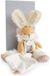 Doudou Konijntje met gouden details knuffel in cadeau verpakking DC3485