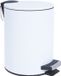 Solutions de rangement Poubelle à pédale - Blanc - Métal - 3L