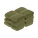 Superior - Handdoekenset van katoen, 900 g/m², kleur: bosgroen, 6 stuks