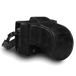 MegaGear MG1550 Ever Ready leren camera case voor Fujifilm X-T3 (xf23mm, xf56mm & 18-55mm lens), zwart