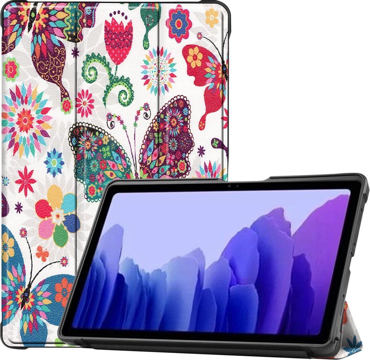 Case2go Samsung Galaxy Tab A7 (2020) Hoes / - / - / Vlinders