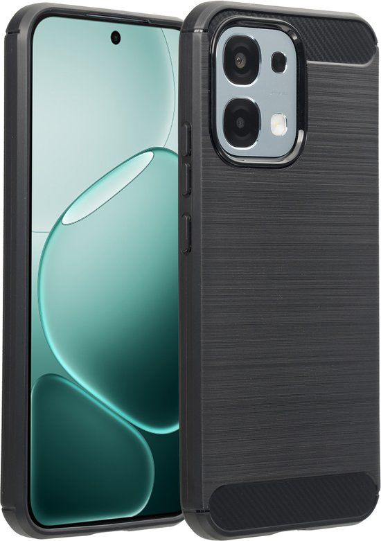 imoshion Brushed Backcover voor de Oppo A6 Pro (5G) - Zwart
