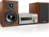 Denon D-M41 Home Audio Mini System - 60W - Silver