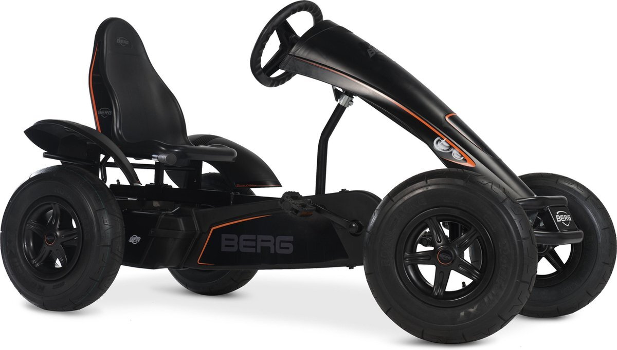 Berg E-skelter met XXL frame Black Edition E-BFR-3 met drie versnellingen zwart