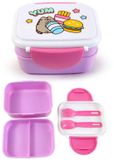 Puckator Bentobox/Lunchbox - Pusheen the Cat Foodie YUM - Roze